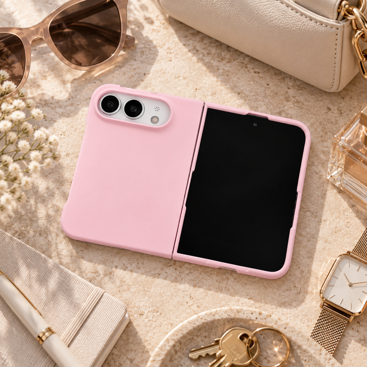 Premium iPhone Case Luxury Matte Candy Color Ultra Thin Shockproof Hard PC Foldable Cover Slim Anti Scratch Durable Non Slip Protective Phone Cover Case
