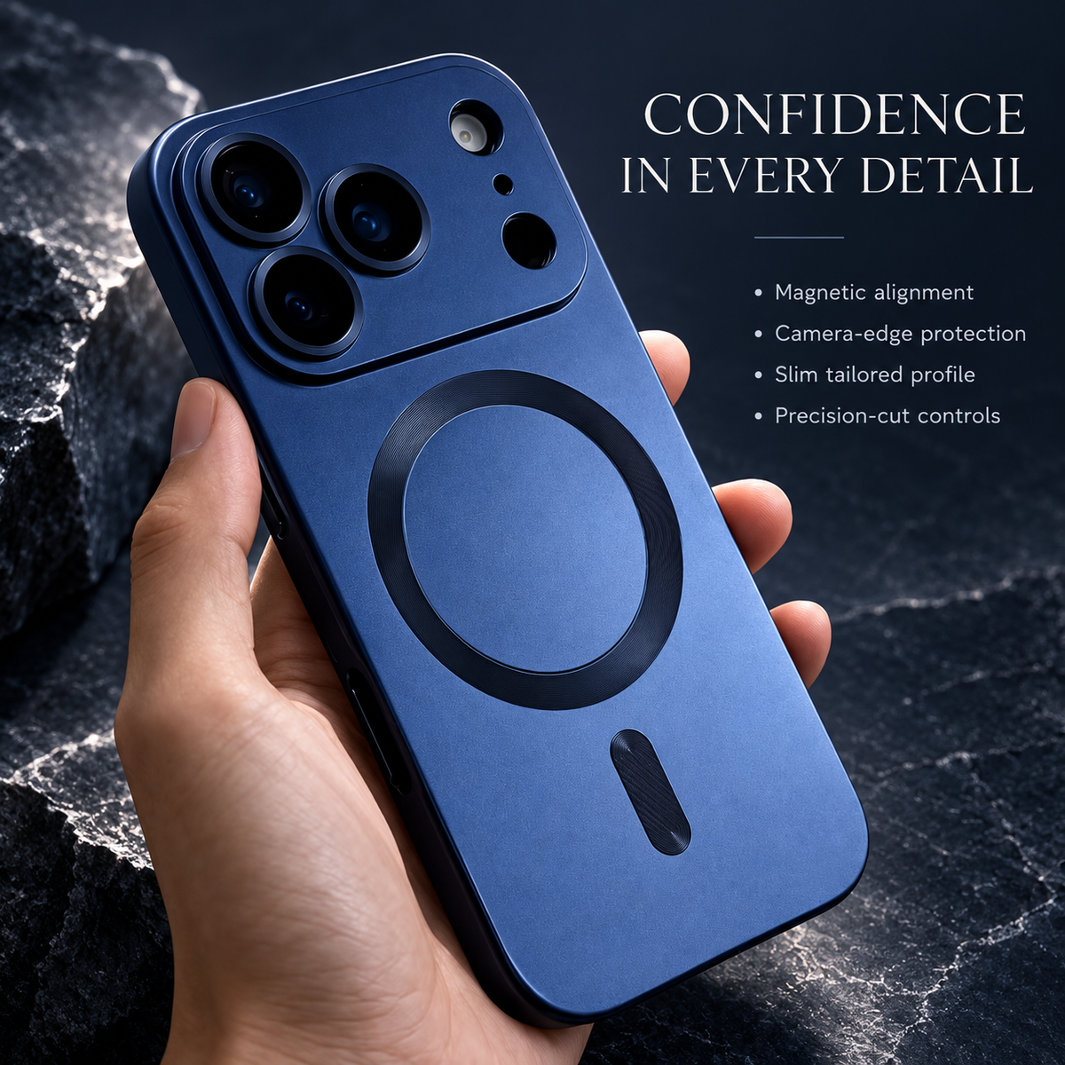 Premium iPhone Case Luxury Matte Soft TPU MagSafe Magnetic Metallic Lens Protection Shockproof Slim Non Slip Anti Scratch Durable Protective Phone Cover Case