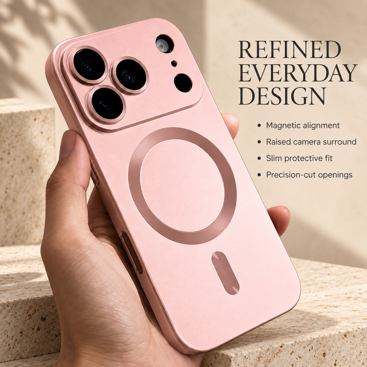 Premium iPhone Case Luxury Matte Soft TPU MagSafe Magnetic Metallic Lens Protection Shockproof Slim Non Slip Anti Scratch Durable Protective Phone Cover Case