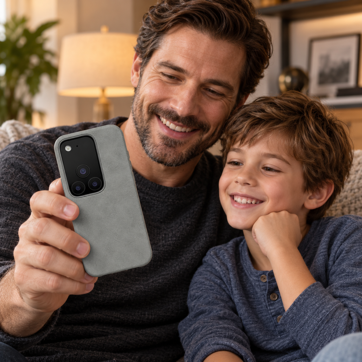 Premium iPhone Case Luxury Retro Leather Matte Smooth Skin Feel Soft Touch Shockproof Slim Non Slip Anti Scratch Durable Protective Phone Back Cover Case