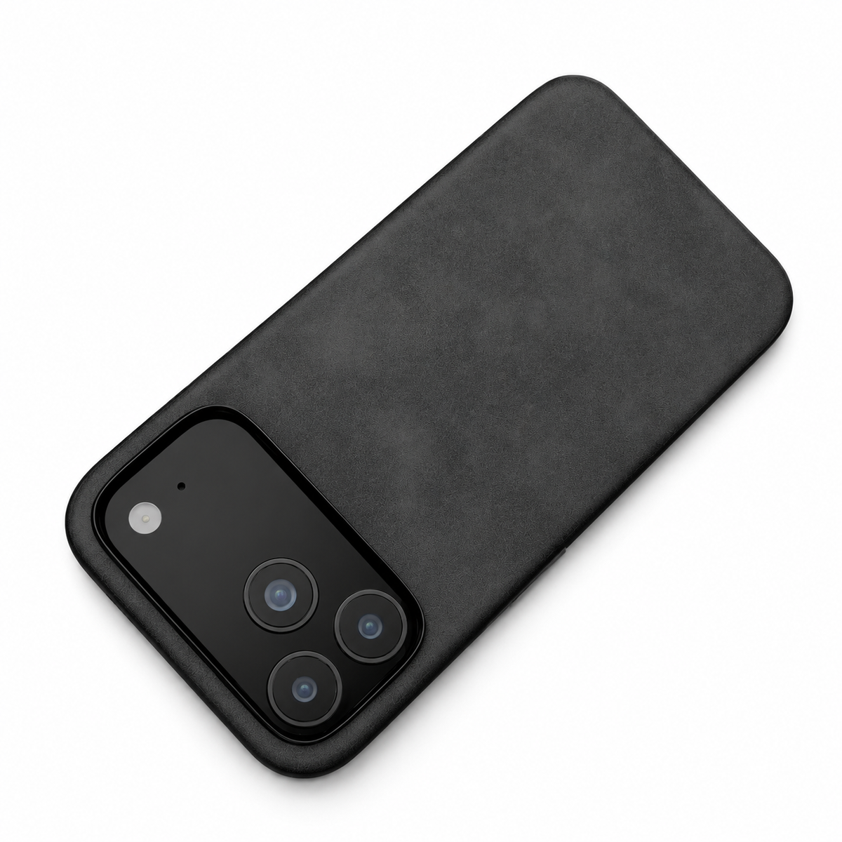 Premium iPhone Case Luxury Retro Leather Matte Smooth Skin Feel Soft Touch Shockproof Slim Non Slip Anti Scratch Durable Protective Phone Back Cover Case