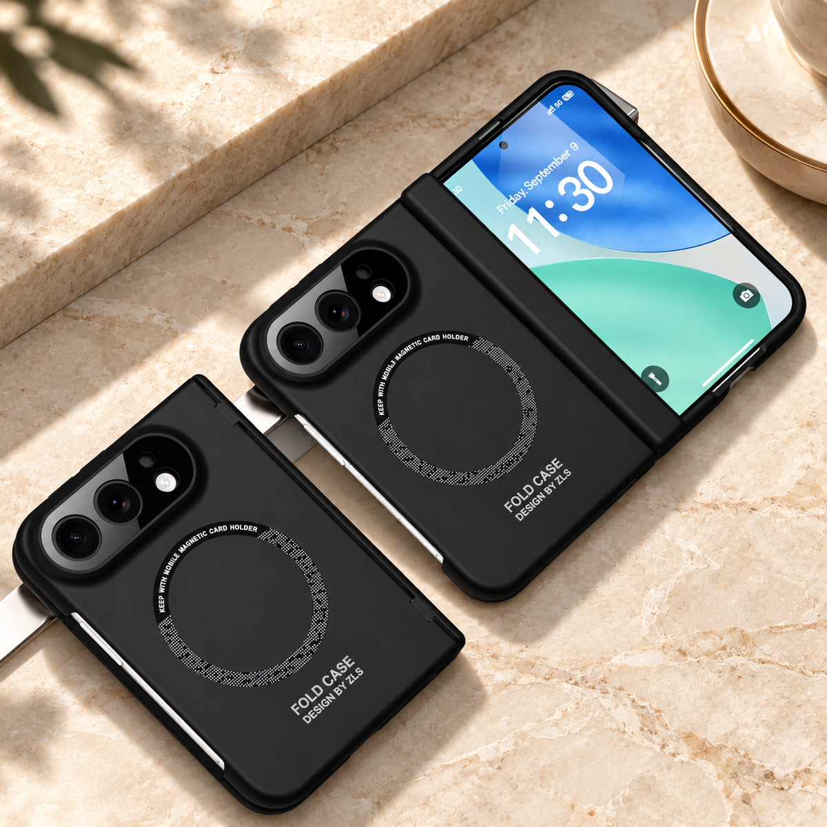 Premium iPhone Case Luxury Skin Magnetic MagSafe Hinge Protection Tempered Film Full Coverage Shockproof Slim Durable Non Slip Protective Phone Cover Case