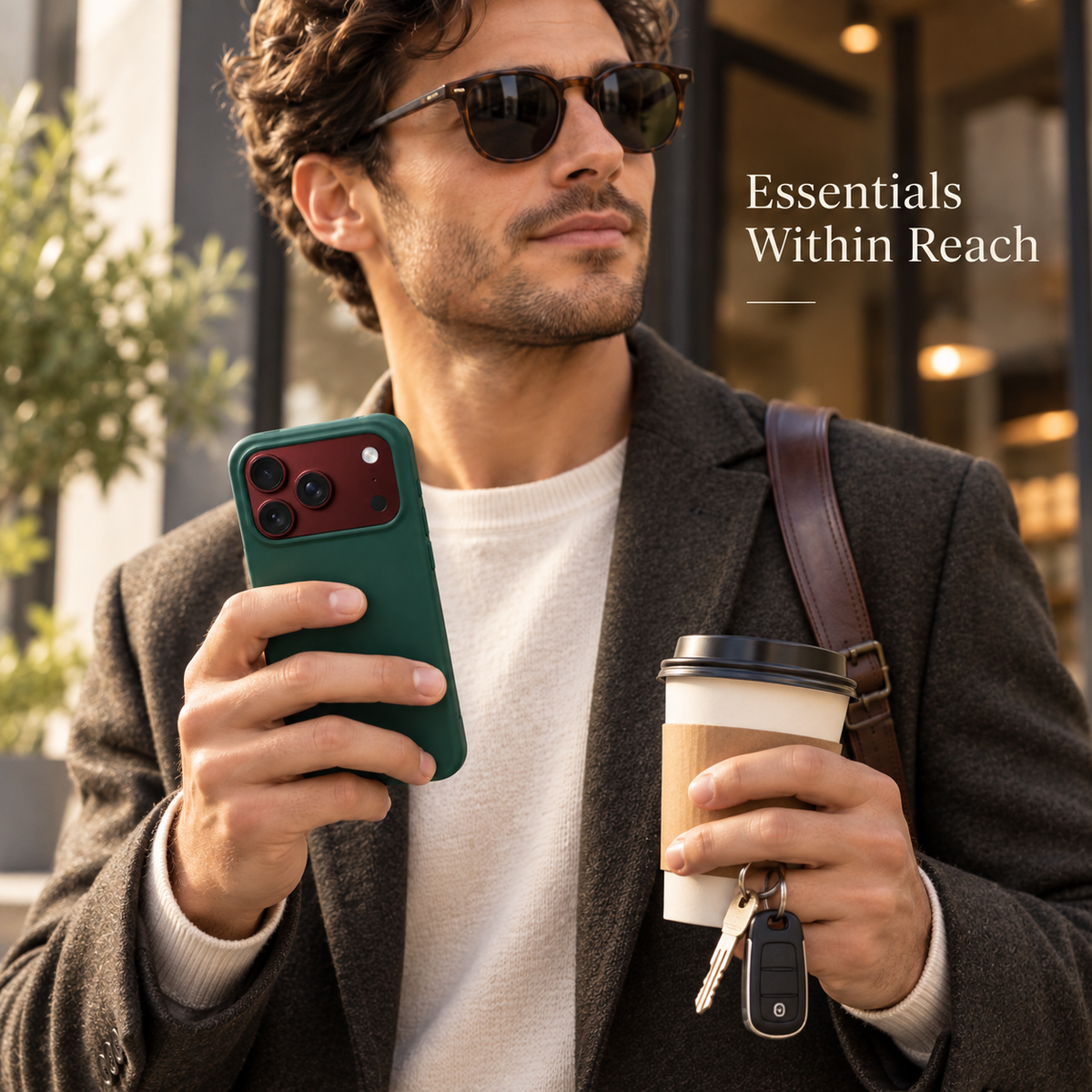 Premium iPhone Case Luxury Slim Matte Skin Feel Pure Color Hinge Protection Foldable Cover Hard PC Shockproof Non Slip Durable Protective Phone Cover Case
