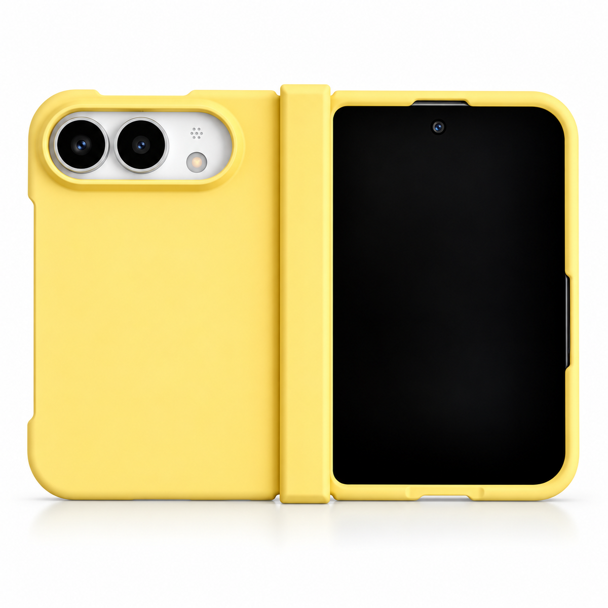 Premium iPhone Case Luxury Slim Matte Skin Feel Pure Color Hinge Protection Foldable Cover Hard PC Shockproof Non Slip Durable Protective Phone Cover Case
