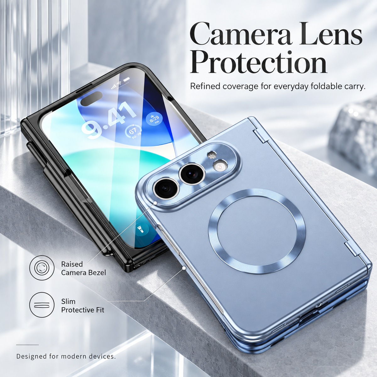 Premium iPhone Case Luxury Touch Pen MagSafe Plating Hinge Protection Front Tempered Glass Shockproof Slim Durable Full Protective Magnetic Phone Cover Case