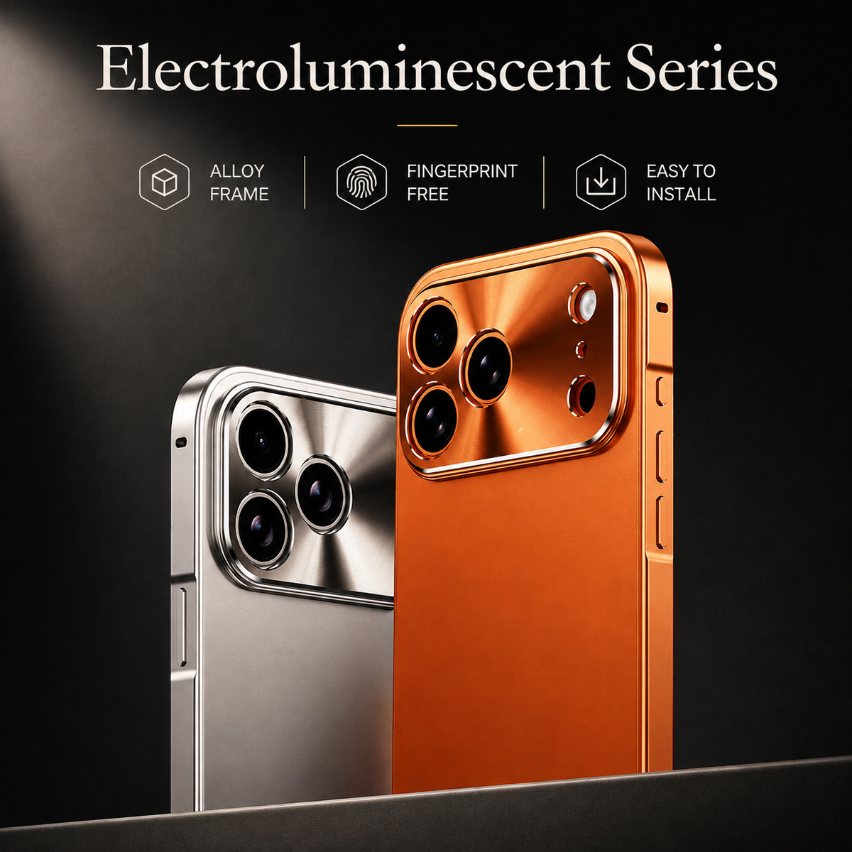 Premium iPhone Case MagSafe Aluminum Alloy Frame Frosted PC Cover Shockproof Anti Scratch Camera Protection Matte Slim Full Coverage Protective Design