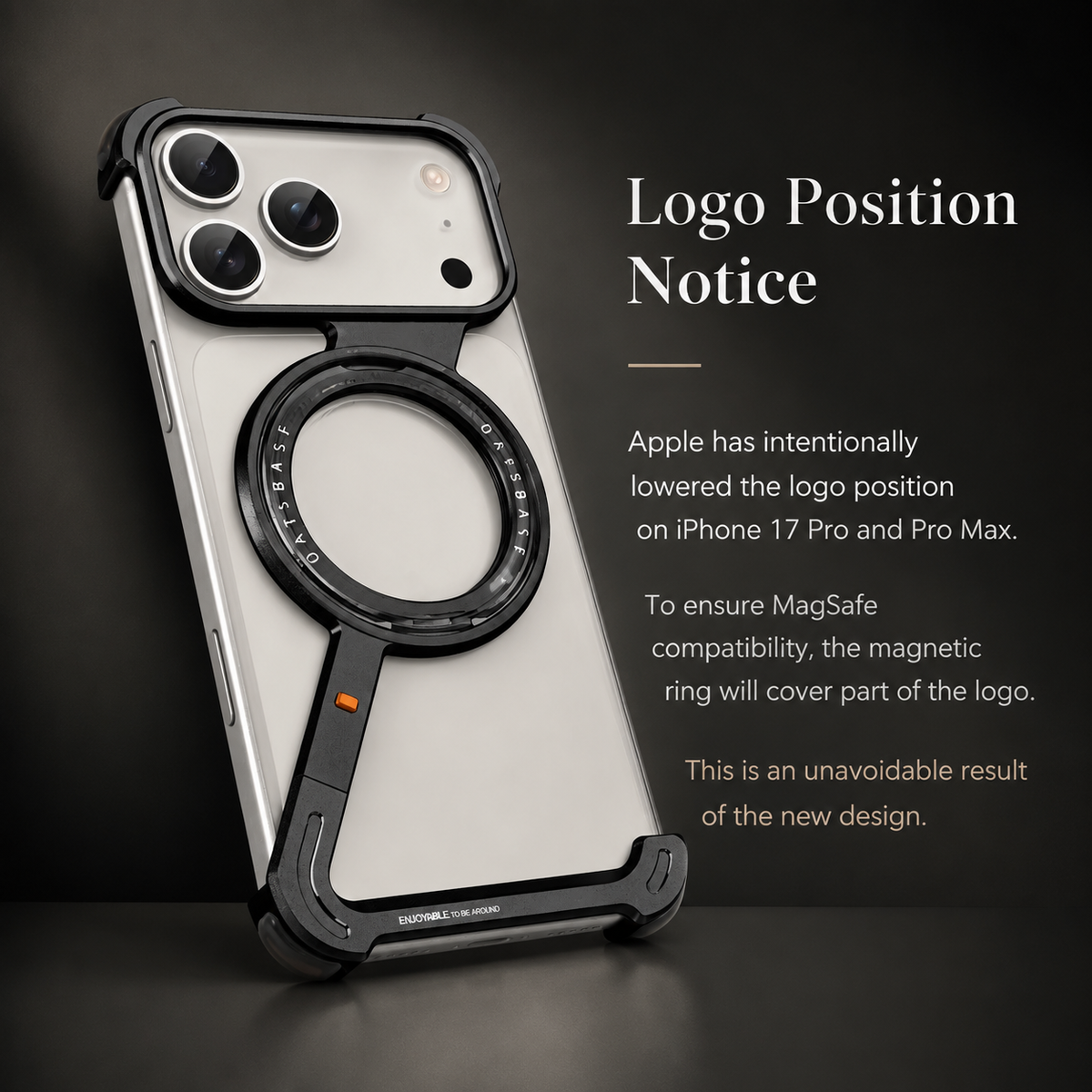 Premium iPhone Case MagSafe Aluminum Alloy Frameless Magnetic Shockproof Protective Cover 360° Rotating Ring Stand Slim Anti Scratch Full Coverage