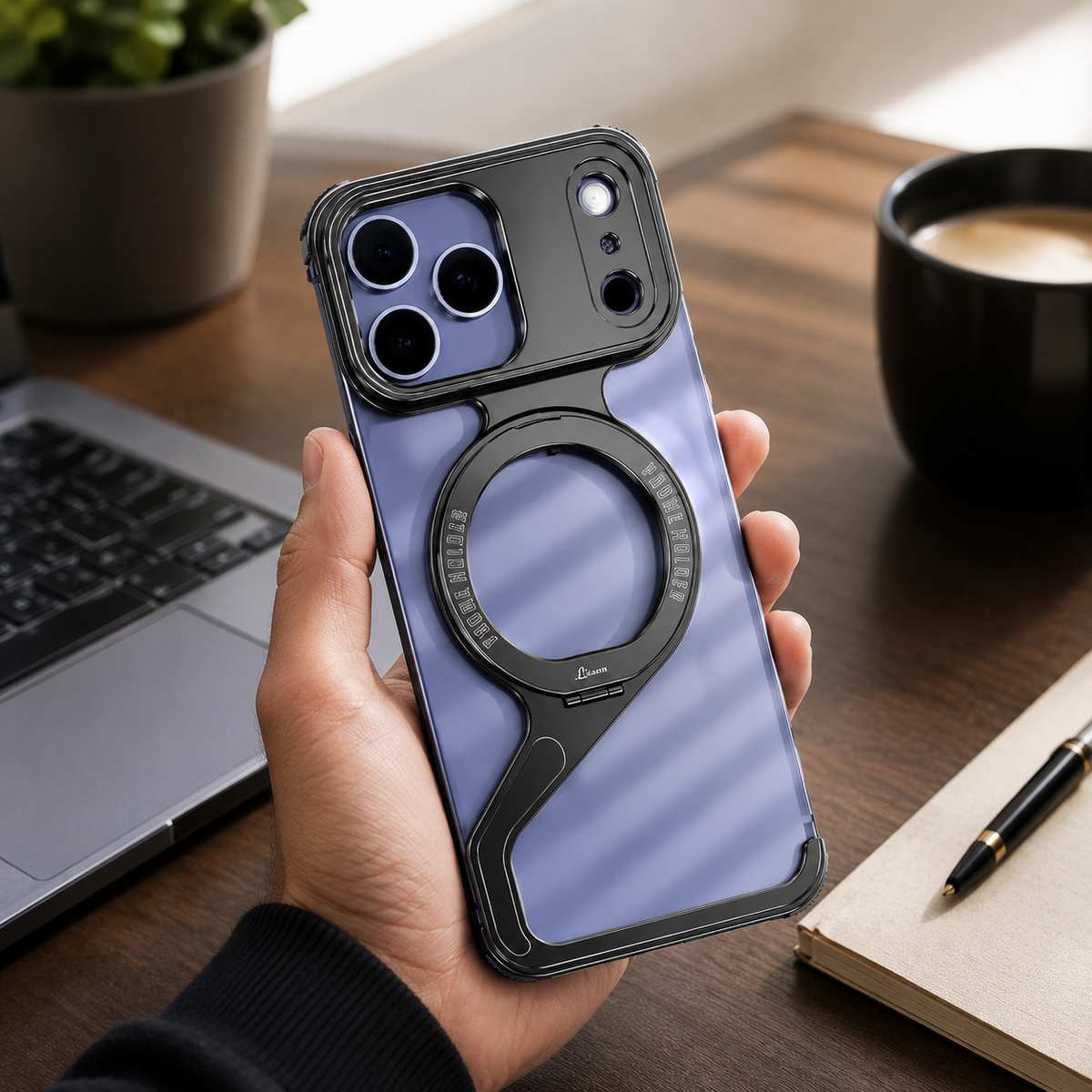 Premium iPhone Case MagSafe Aluminum Alloy Frameless Magnetic Shockproof Protective Cover Scratch Resistant Slim Minimal Z Shape Full Coverage Profile