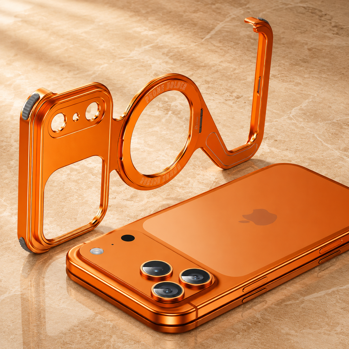 Premium iPhone Case MagSafe Aluminum Alloy Frameless Magnetic Shockproof Protective Cover Scratch Resistant Slim Minimal Z Shape Full Coverage Profile