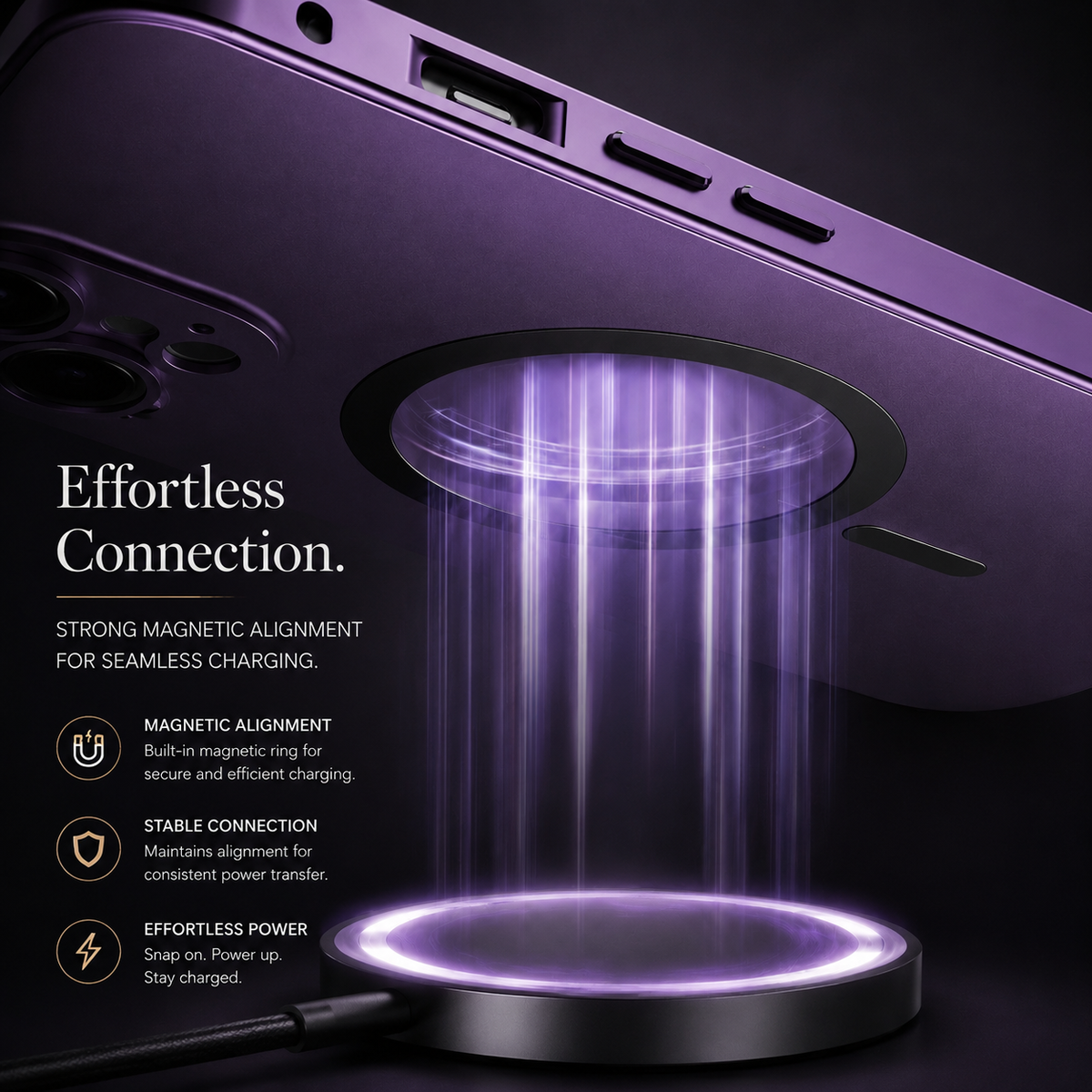 Premium iPhone Case MagSafe Aluminum Metal Frame Hard PC Back Shockproof Matte Anti Fingerprint Camera Protection Slim Full Coverage