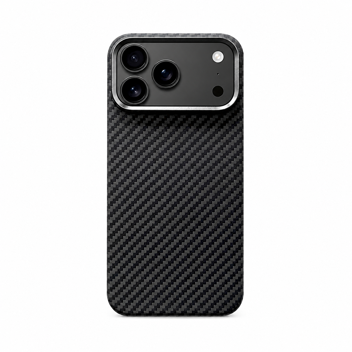 Premium iPhone Case MagSafe Aramid Kevlar Carbon Fiber Ultra Slim Magnetic Shockproof Protective Cover Anti Scratch Lightweight Business Full Coverage