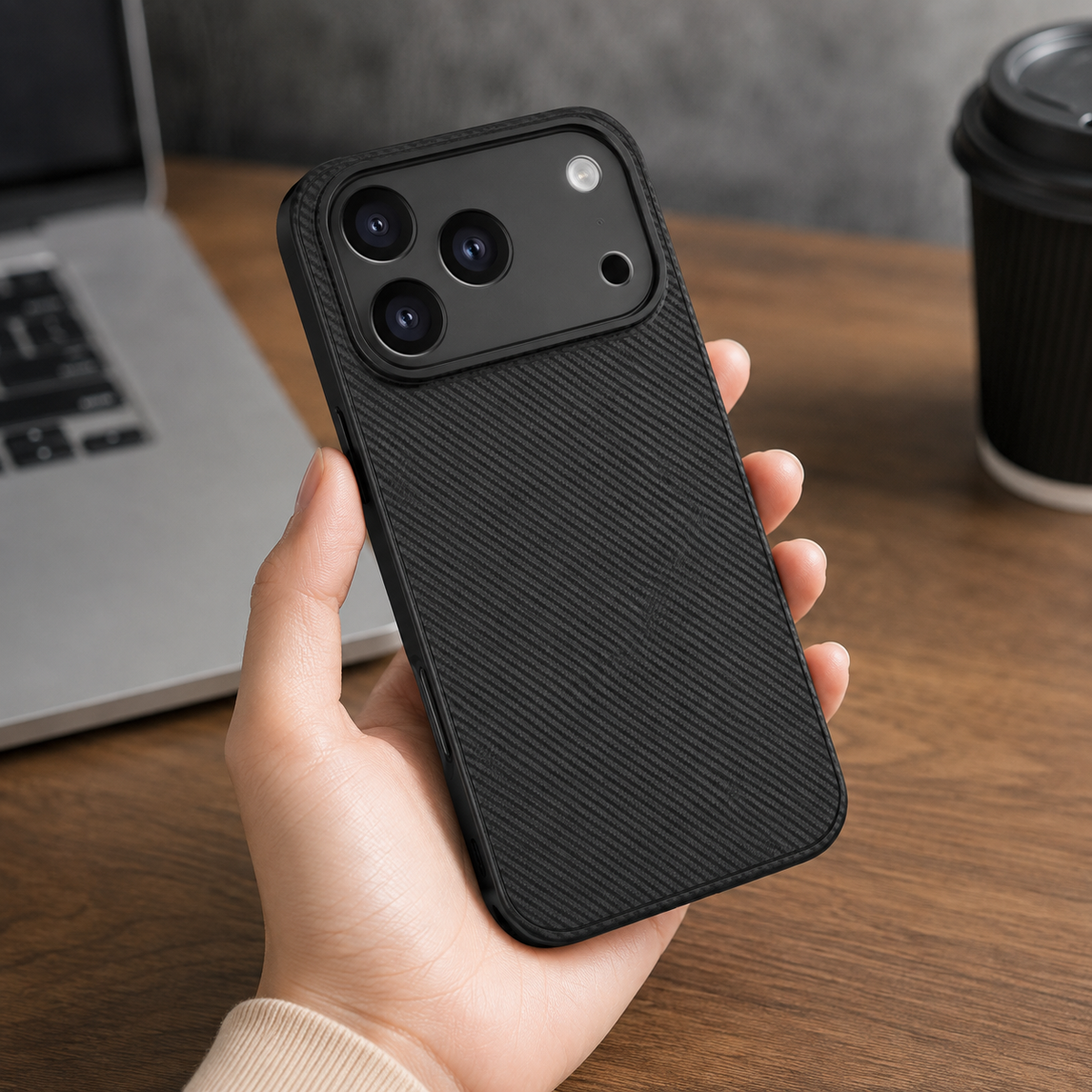 Premium iPhone Case MagSafe Carbon Fiber Magnetic Ultra Thin Shockproof Protective Cover Anti Scratch Slim Lightweight Military Style Full Coverage Case