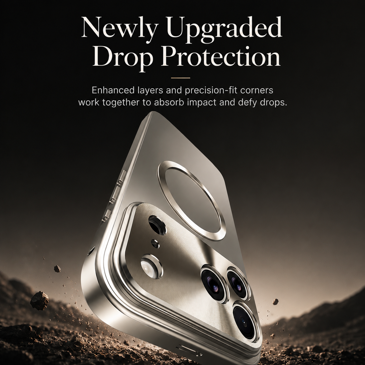 Premium iPhone Case MagSafe Compatible Aluminum Frame Frosted Matte Back Shockproof Camera Protection Ultra Thin Anti Fingerprint Slim Full Protection