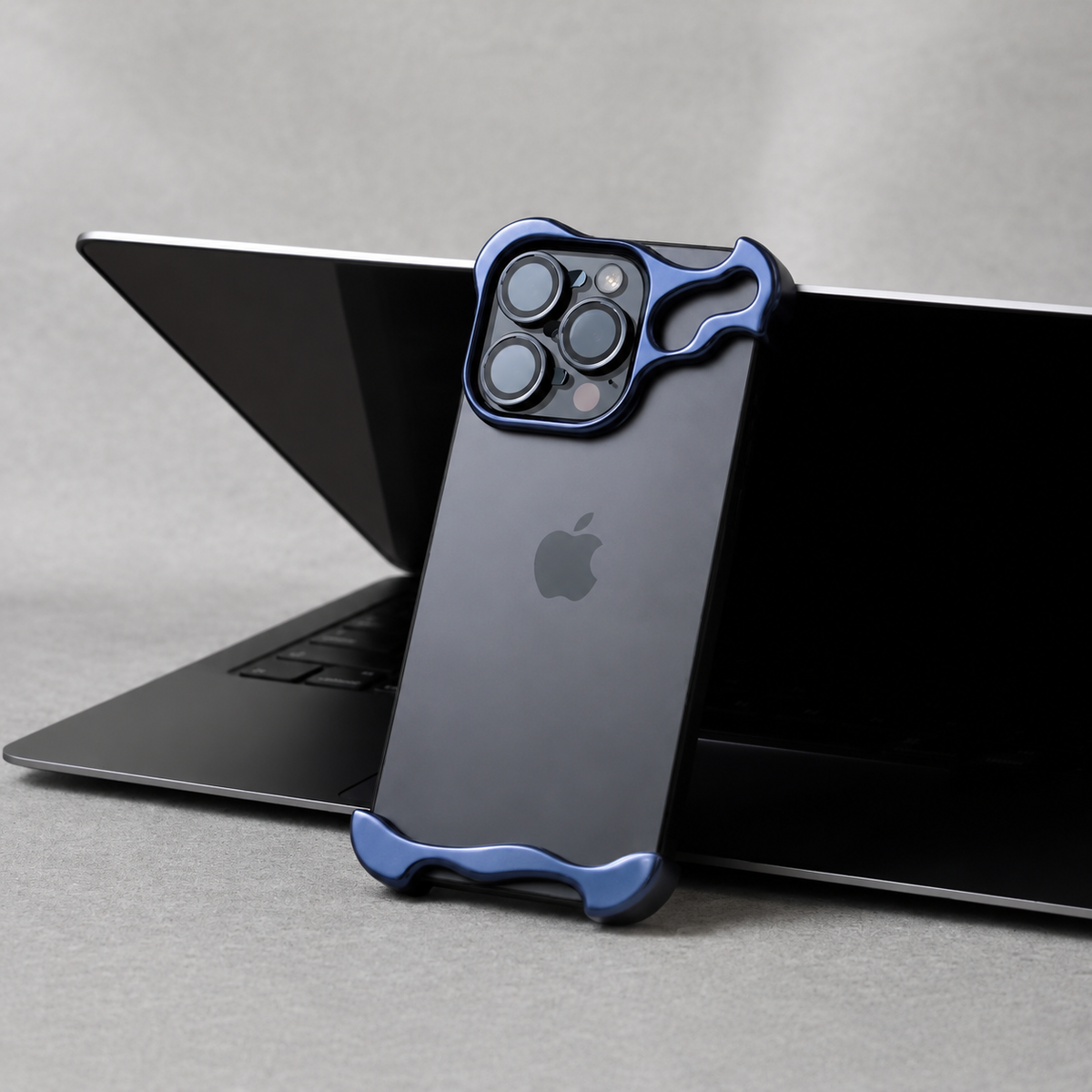 Premium iPhone Case MagSafe Compatible Aluminum Frame Magnetic Shockproof Cover Ultra Thin Metal Bumper Camera Lens Protection Frameless Slim Design