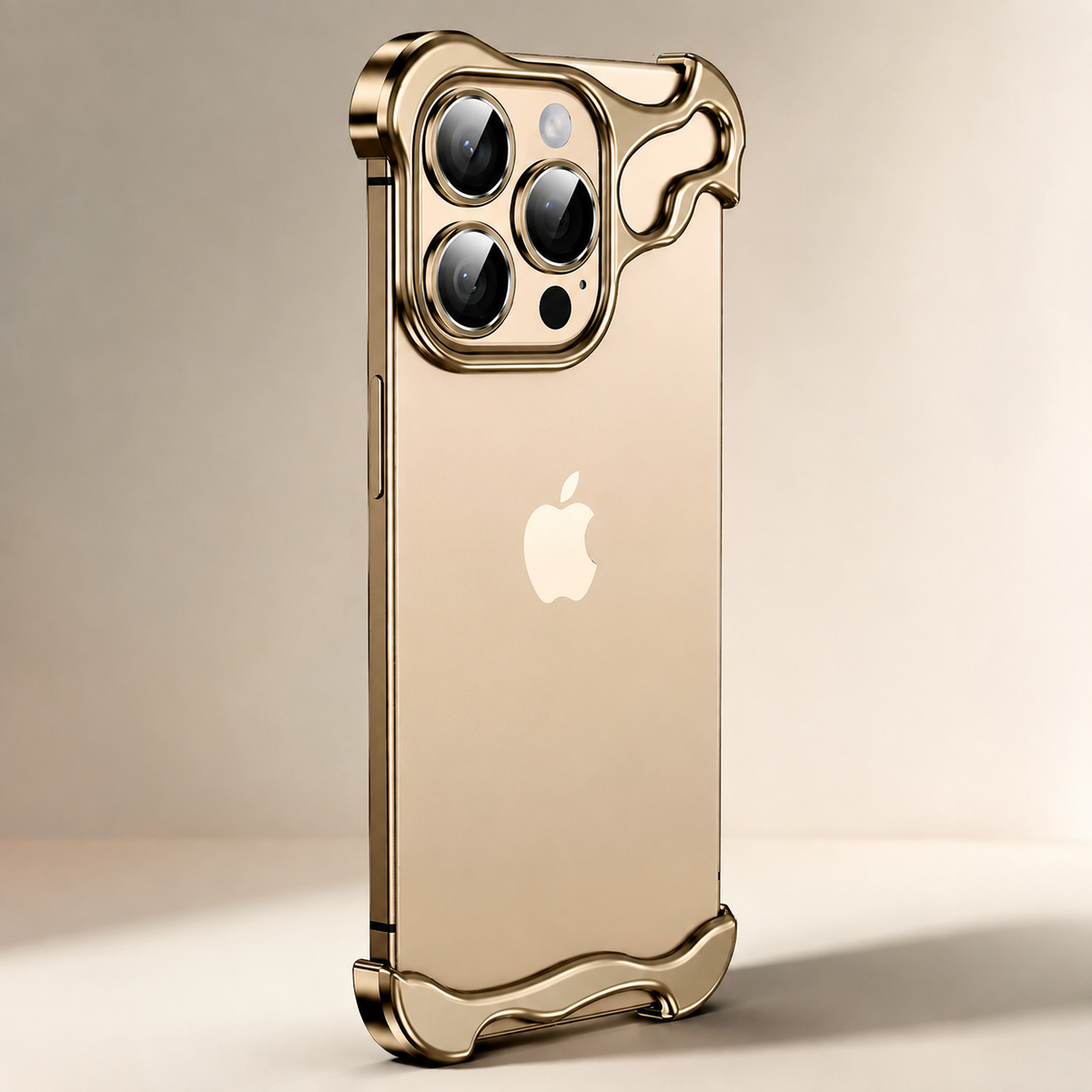 Premium iPhone Case MagSafe Compatible Aluminum Frame Shockproof Ultra Thin Metal Bumper Camera Lens Protection Frameless Matte Lightweight Protection