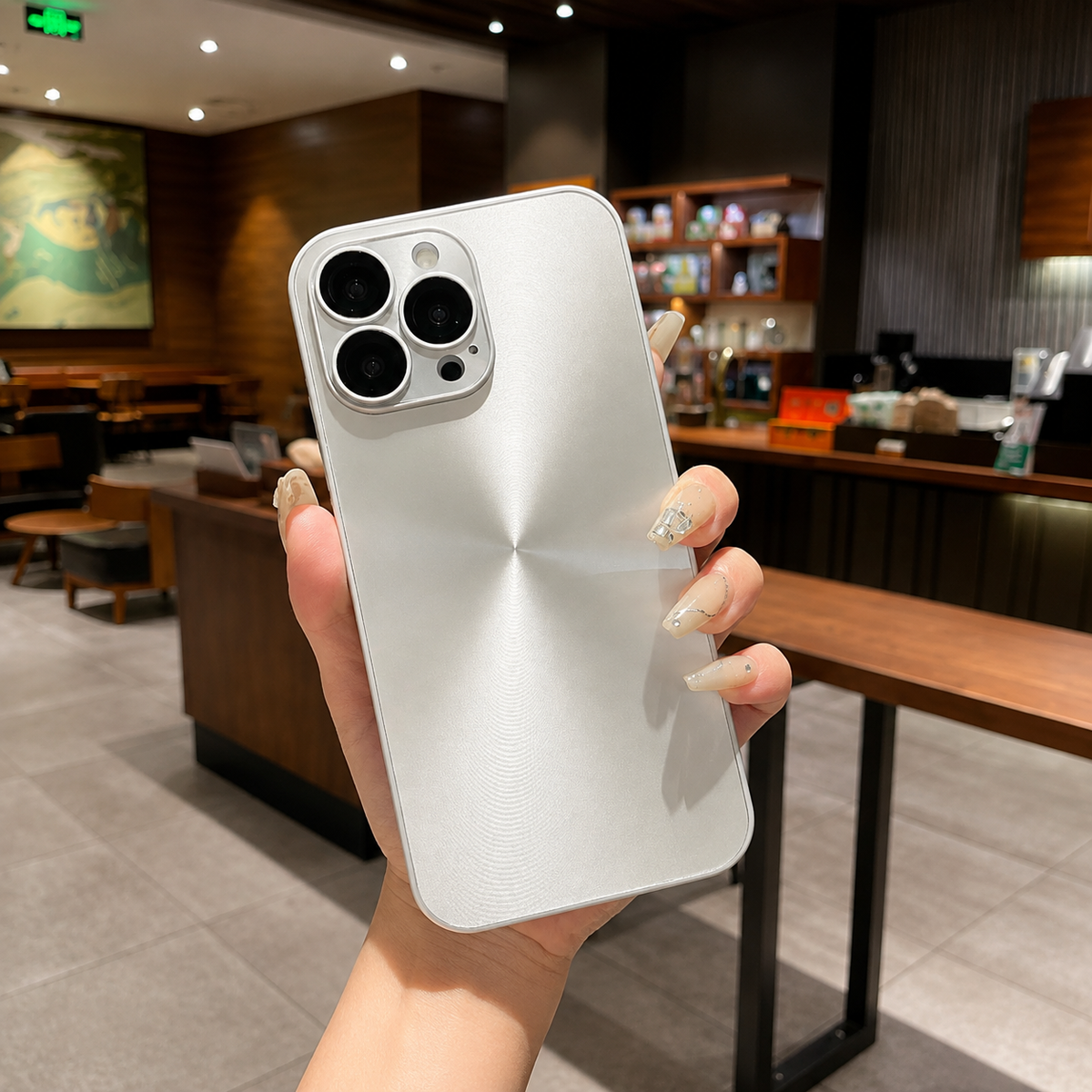 Premium iPhone Case MagSafe Compatible Aurora Matte Shockproof Protective Cover Color Shift Finish Camera Lens Protection Anti Scratch Slim Design