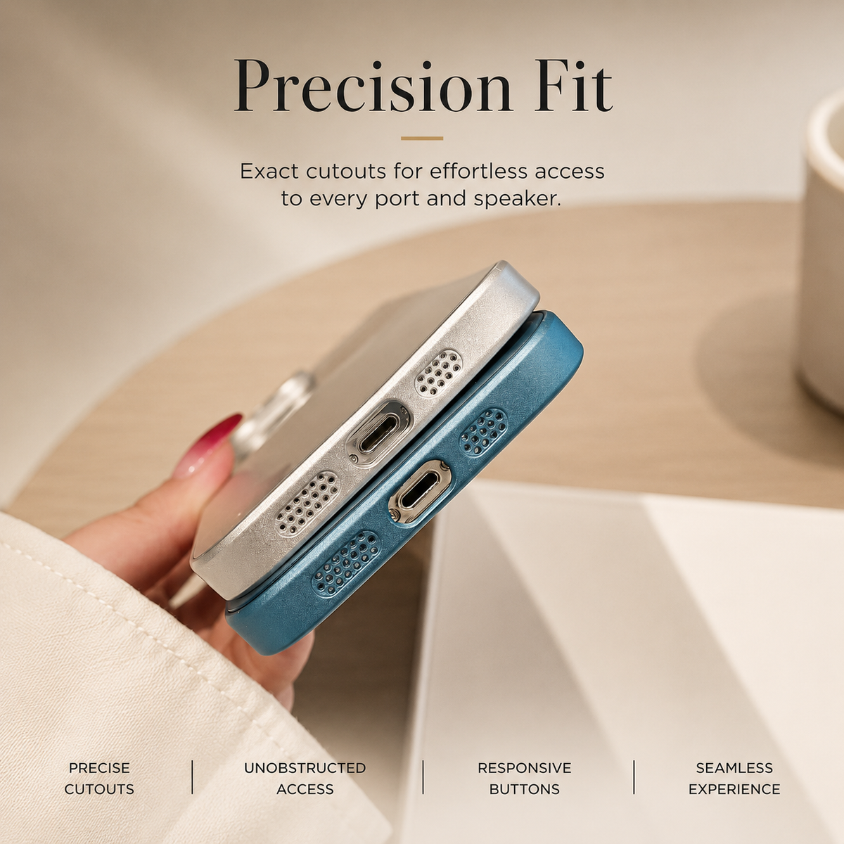 Premium iPhone Case MagSafe Compatible Aurora Matte Shockproof Protective Cover Color Shift Finish Camera Lens Protection Anti Scratch Slim Design