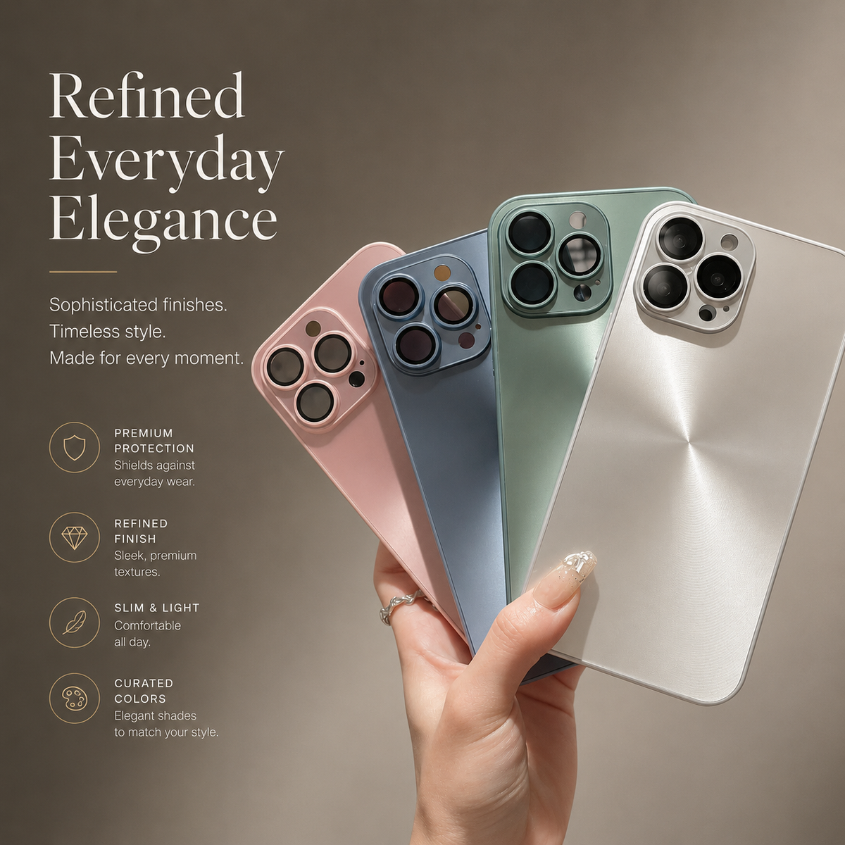 Premium iPhone Case MagSafe Compatible Aurora Matte Shockproof Protective Cover Color Shift Finish Camera Lens Protection Anti Scratch Slim Design