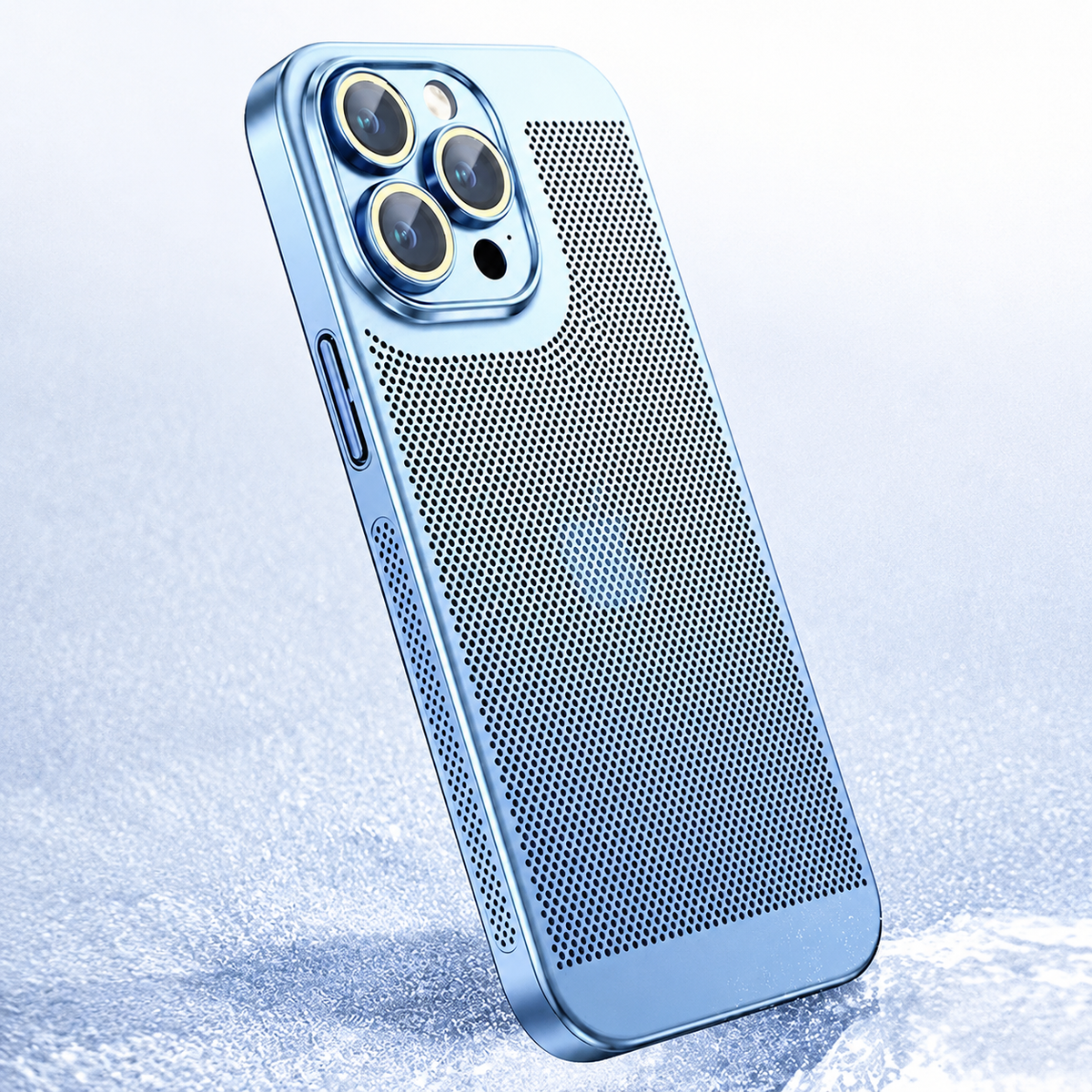 Premium iPhone Case MagSafe Compatible Honeycomb Texture Shockproof Protective Case Thermal Dissipation Camera Lens Protection Slim Lightweight Design