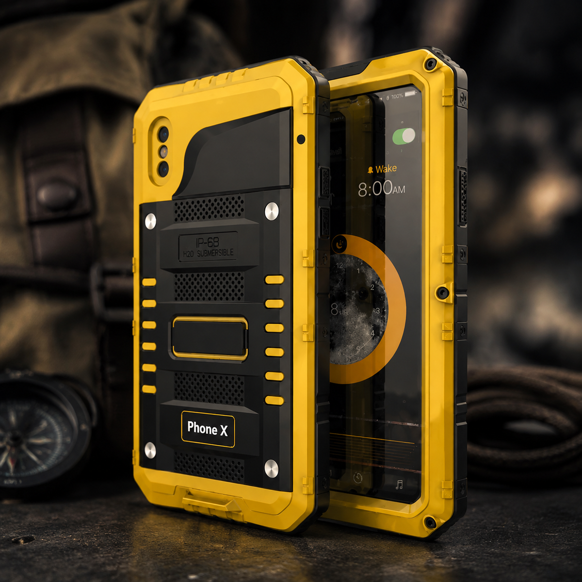Premium iPhone Case MagSafe Compatible IP68 Waterproof Aluminum Armor Shockproof Full Body Protective Cover Camera Lens Guard Rugged Magnetic Design