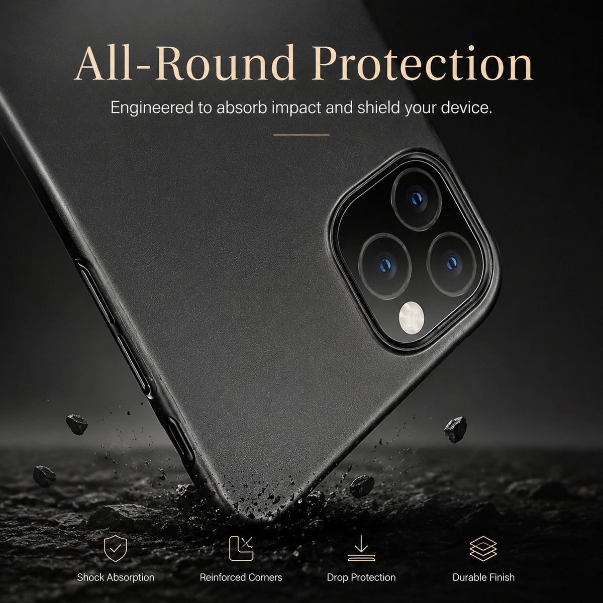 Premium iPhone Case MagSafe Compatible Magnetic Car Mount Matte Shockproof Protective Cover Ultra Thin Slim Design for Everyday Protection