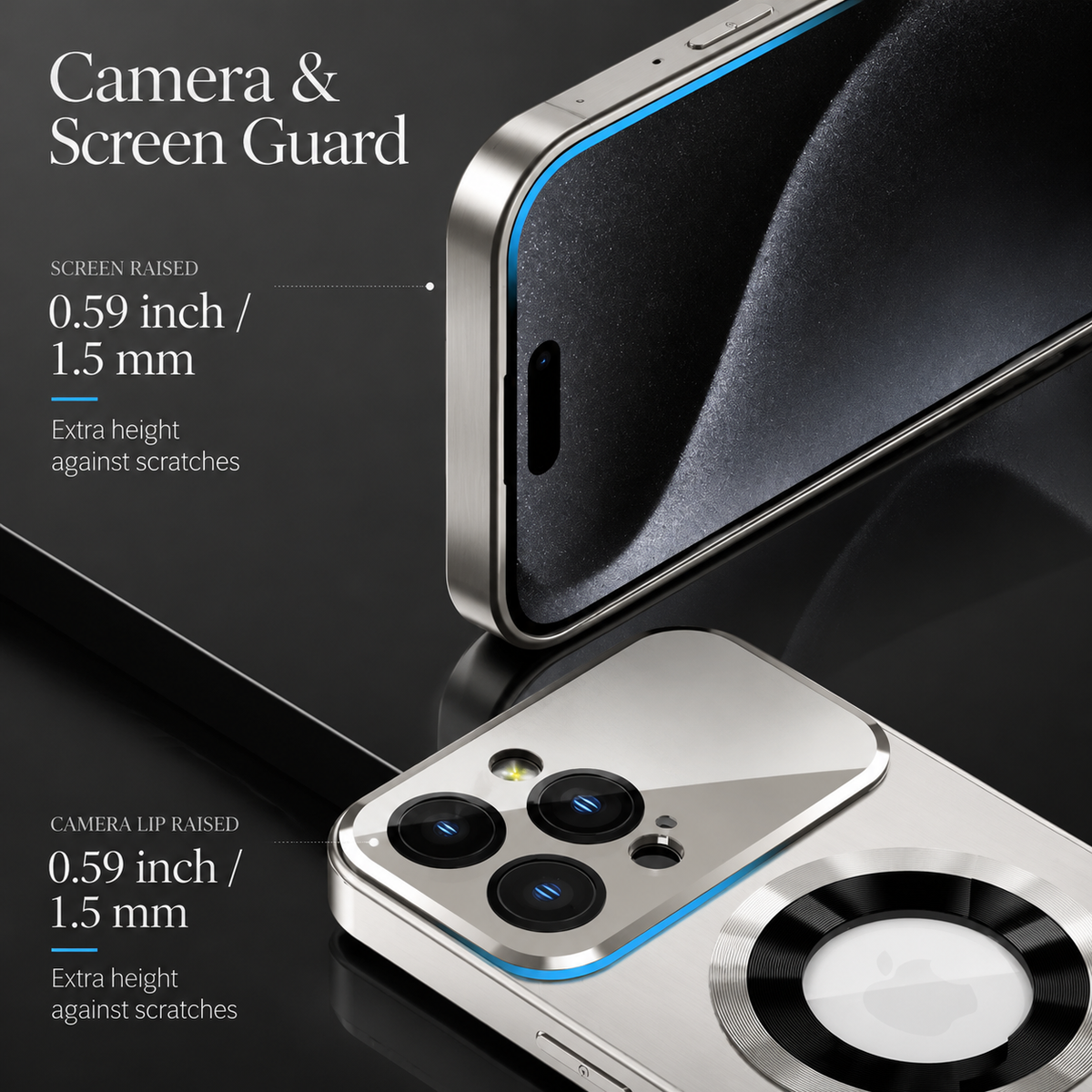 Premium iPhone Case MagSafe Compatible Magnetic Shockproof Matte Protective Cover PC TPU Camera Lens Protection Anti Fingerprint Slim Full Coverage Pro