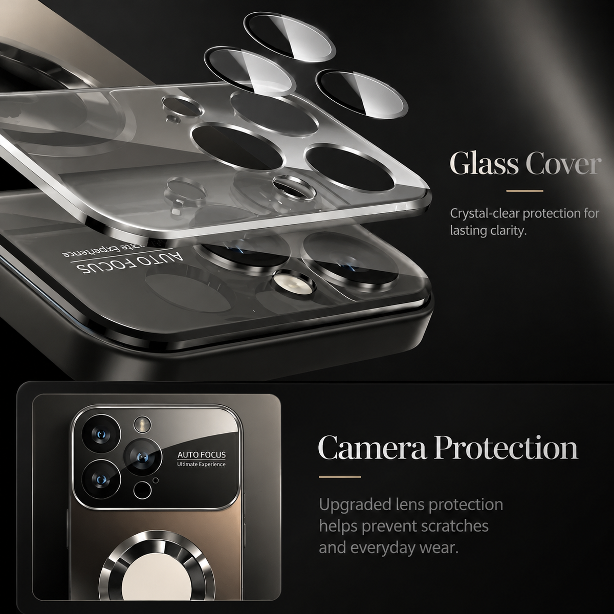 Premium iPhone Case MagSafe Compatible Magnetic Shockproof Matte Protective Cover PC TPU Camera Lens Protection Anti Fingerprint Slim Full Coverage Pro