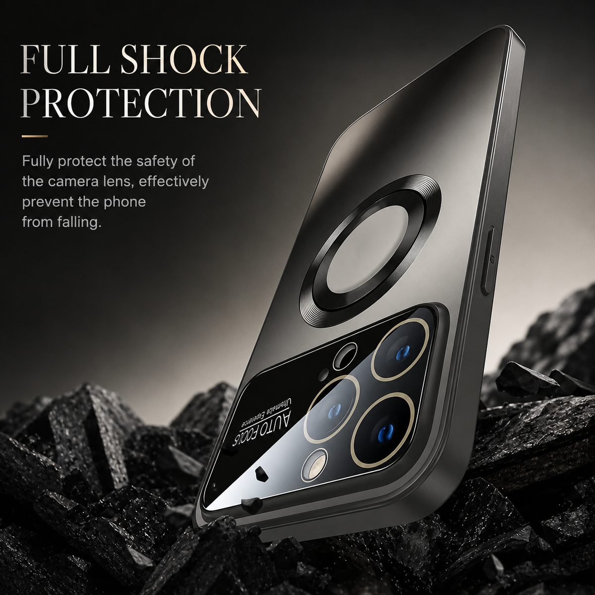 Premium iPhone Case MagSafe Compatible Magnetic Shockproof Matte Protective Cover PC TPU Camera Lens Protection Anti Fingerprint Slim Full Coverage Pro