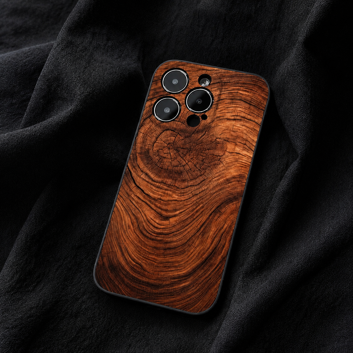 Premium iPhone Case MagSafe Compatible Natural Wood Protective Cover Shockproof TPU Bumper Camera Lens Guard Anti Scratch Slim Lightweight Design