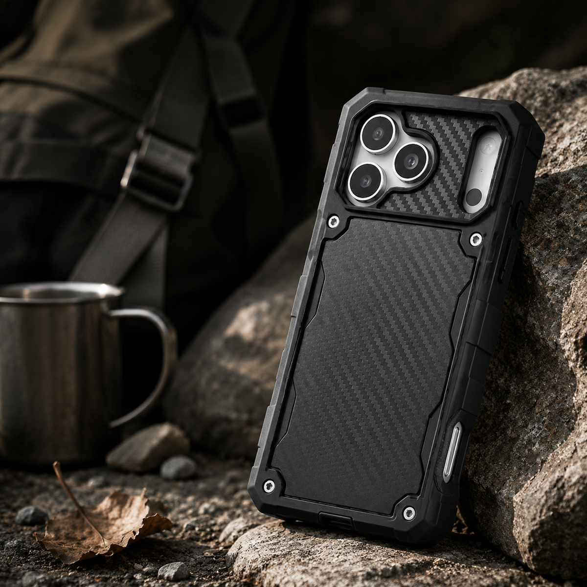 Premium iPhone Case MagSafe Compatible Rugged Heavy Duty Shockproof Cover Anti-Slip Grip Military Grade Drop Protection Slim Durable Protective Design