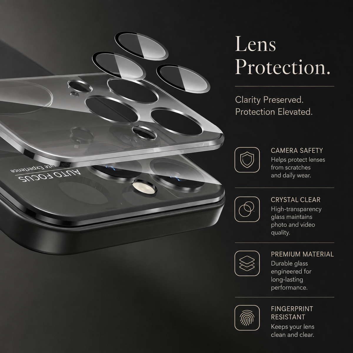 Premium iPhone Case MagSafe Compatible Shockproof Glass Back Cover Camera Protection Slim Magnetic Anti Fingerprint Raised Edge Protective Case