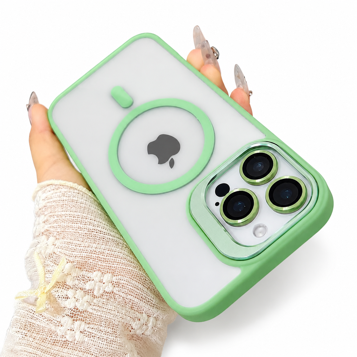 Premium iPhone Case MagSafe Compatible Shockproof Magnetic Protective Cover Bumper Full Body Camera Lens Guard Anti Scratch Slim Durable Design Modern