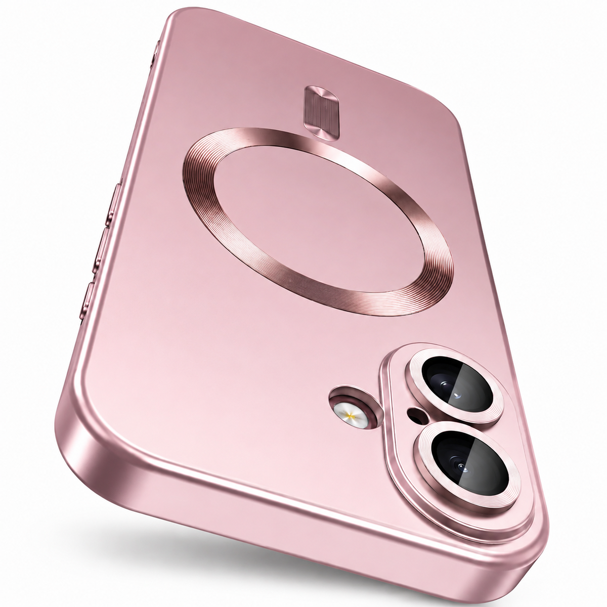 Premium iPhone Case MagSafe Compatible Silicone Cover Full Coverage Camera Protection Shockproof Anti Fingerprint Matte Slim Soft Touch Protective Fit