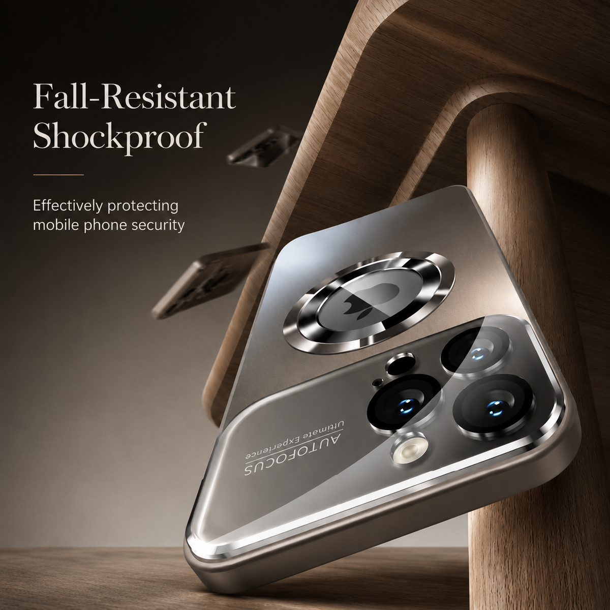 Premium iPhone Case MagSafe Compatible Tempered Glass Protective Cover Shockproof Anti Scratch Camera Lens Guard Slim Light Full Coverage Matte Finish