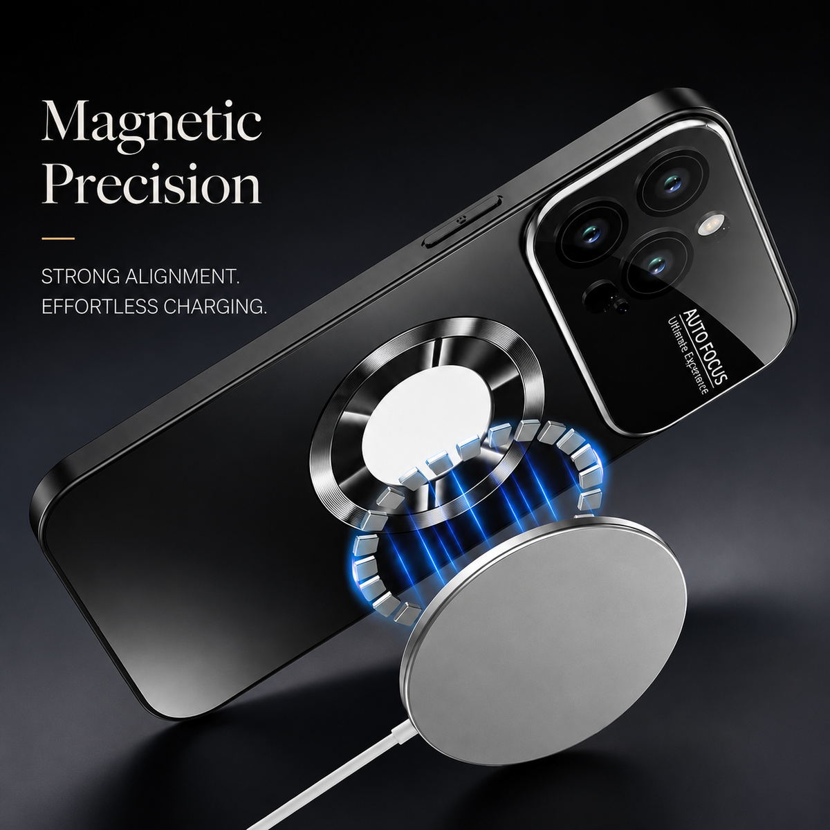 Premium iPhone Case MagSafe Compatible Tempered Glass Protective Cover Shockproof Anti Scratch Camera Lens Guard Slim Light Full Coverage Matte Finish