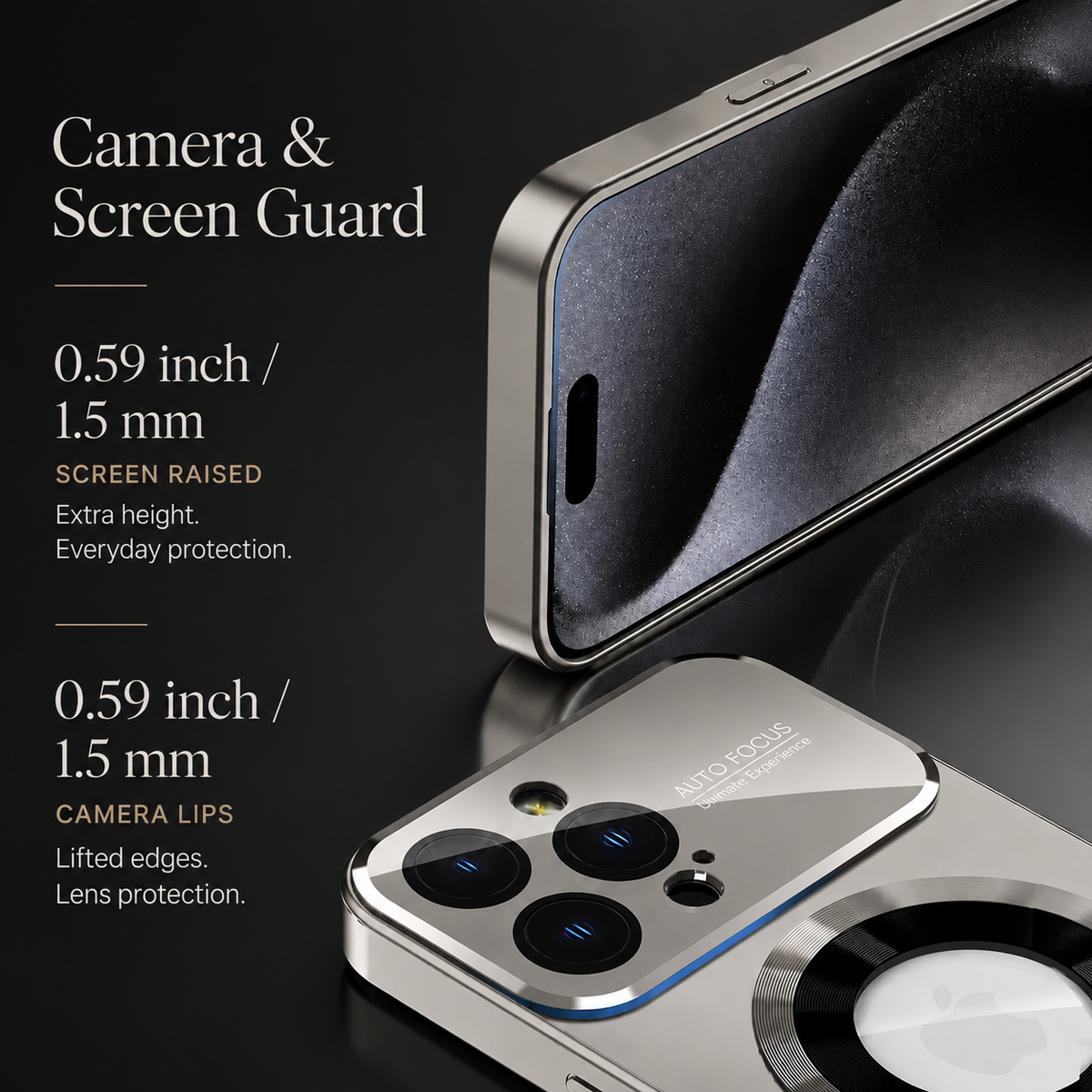 Premium iPhone Case MagSafe Compatible Tempered Glass Protective Cover Shockproof Anti Scratch Camera Lens Guard Slim Light Full Coverage Matte Finish