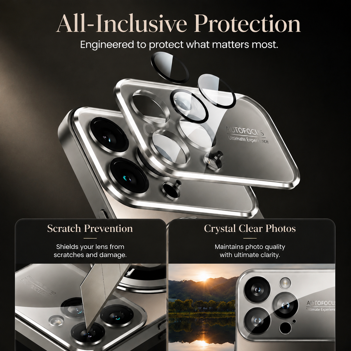 Premium iPhone Case MagSafe Compatible Tempered Glass Protective Cover Shockproof Anti Scratch Camera Lens Guard Slim Light Full Coverage Matte Finish