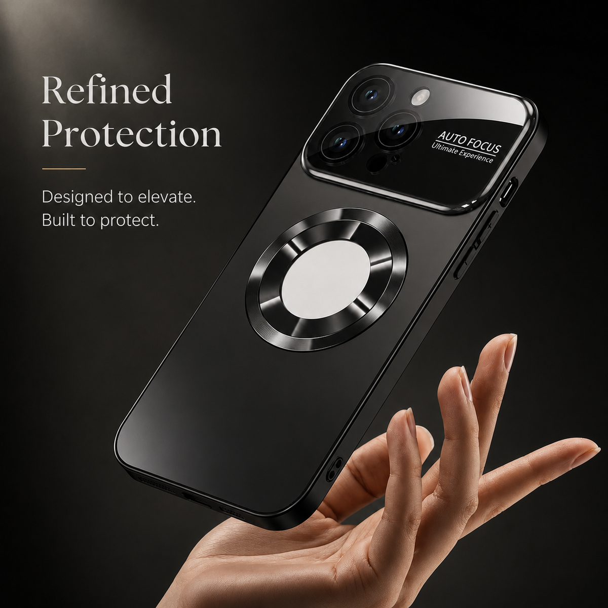 Premium iPhone Case MagSafe Compatible Tempered Glass Protective Cover Shockproof Anti Scratch Camera Lens Guard Slim Light Full Coverage Matte Finish