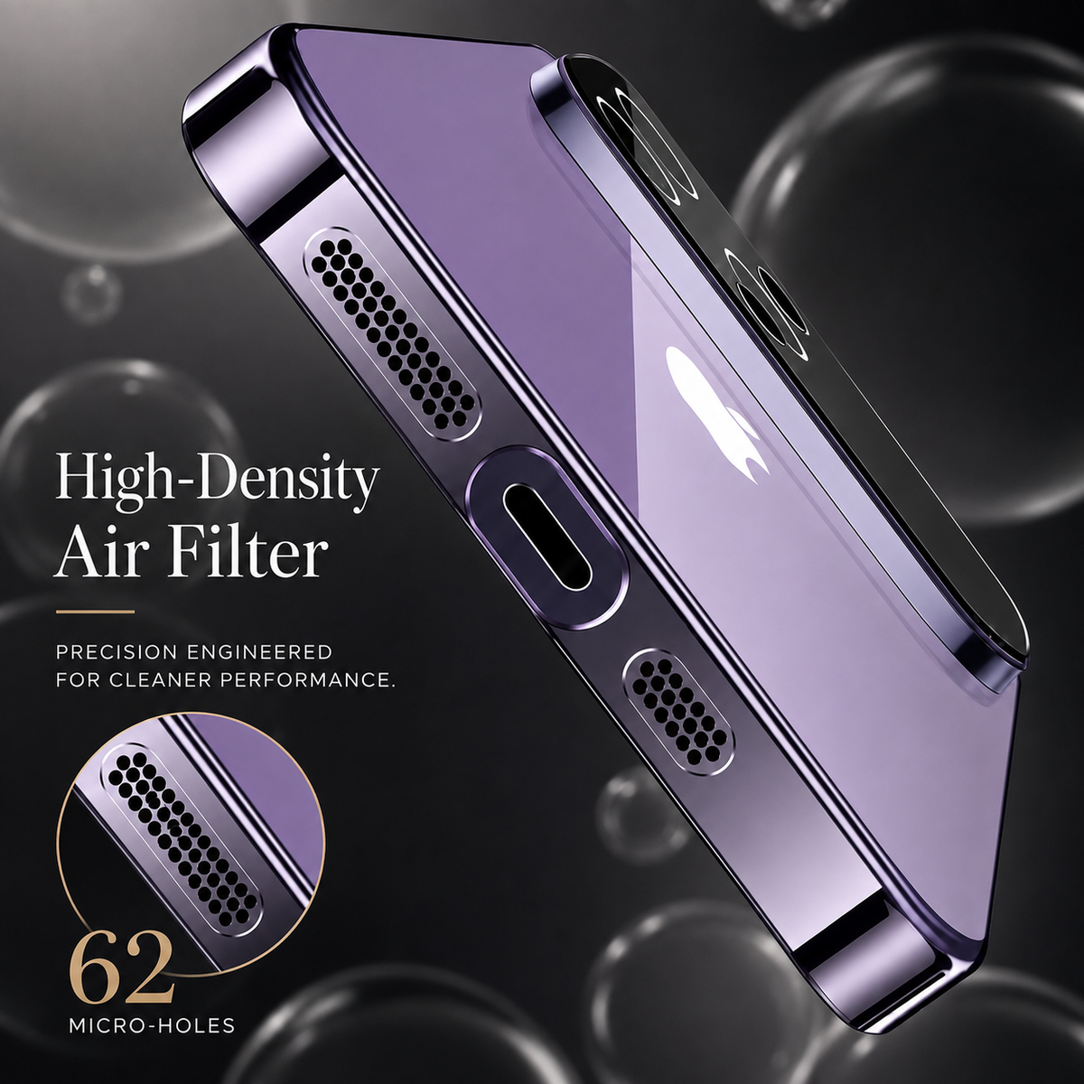 Premium iPhone Case MagSafe Compatible Transparent Acrylic Protective Cover Shockproof Tempered Camera Lens Guard Anti Scratch Slim Clear Coverage Fit