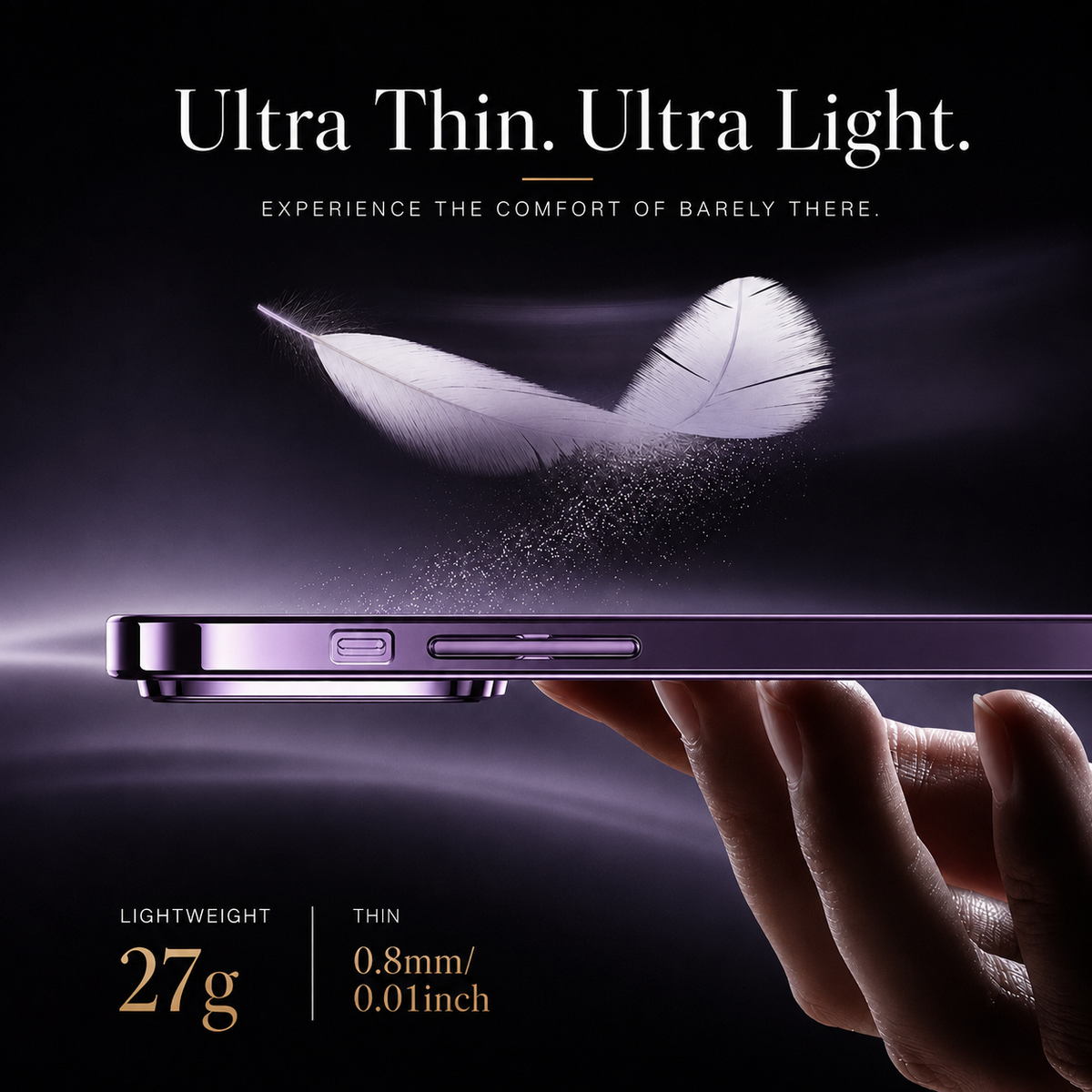 Premium iPhone Case MagSafe Compatible Transparent Acrylic Protective Cover Shockproof Tempered Camera Lens Guard Anti Scratch Slim Clear Coverage Fit