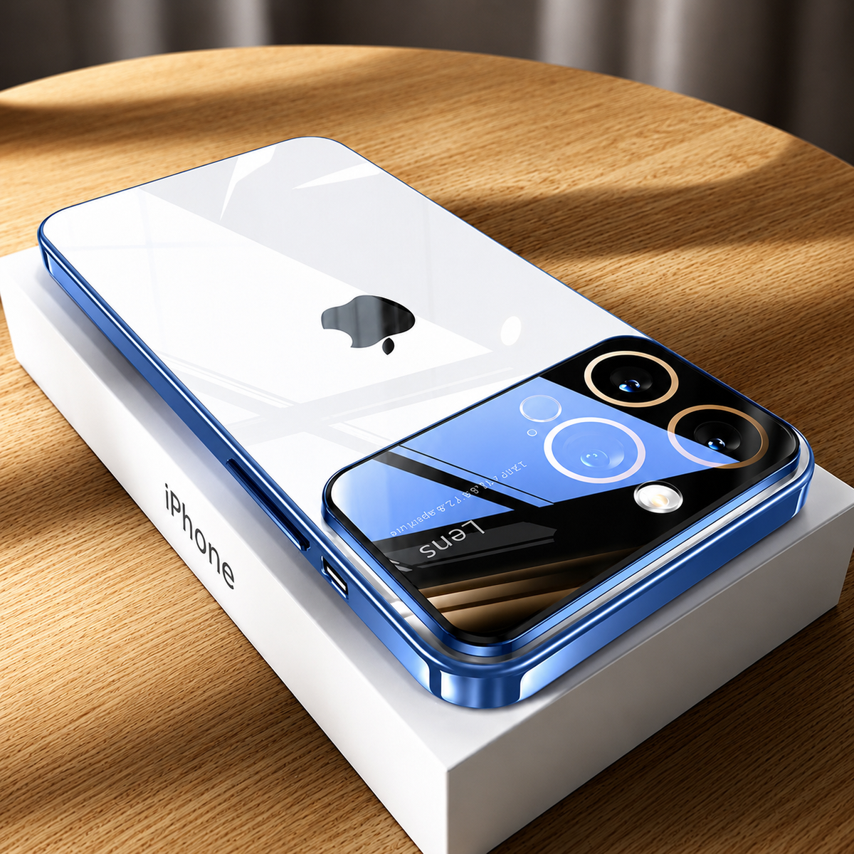 Premium iPhone Case MagSafe Compatible Transparent Acrylic Protective Cover Shockproof Tempered Camera Lens Guard Anti Scratch Slim Clear Coverage Fit