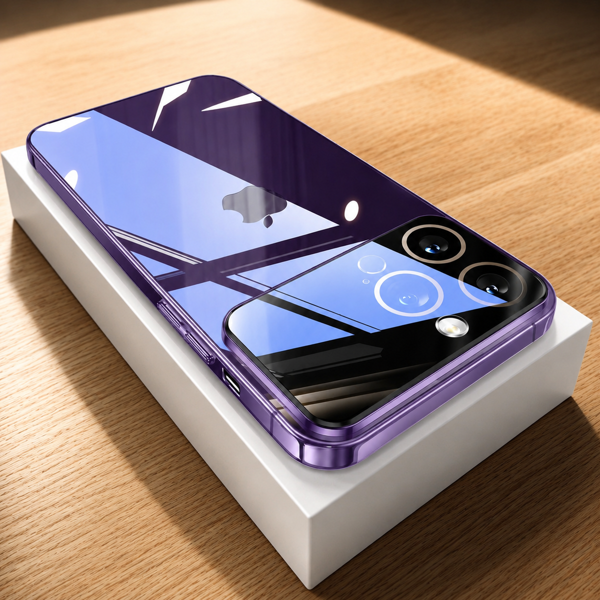 Premium iPhone Case MagSafe Compatible Transparent Acrylic Protective Cover Shockproof Tempered Camera Lens Guard Anti Scratch Slim Clear Coverage Fit