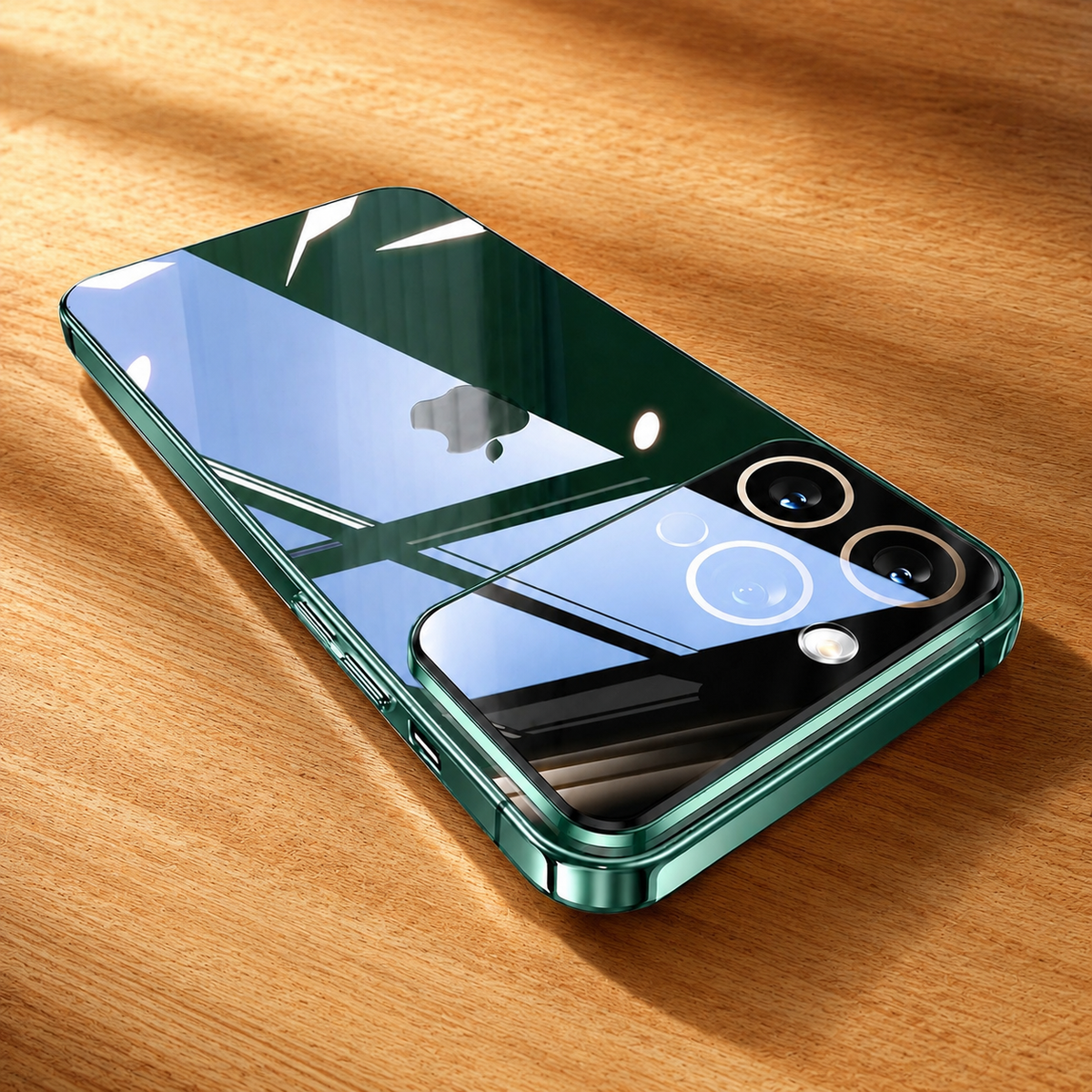 Premium iPhone Case MagSafe Compatible Transparent Hard PC Back Shockproof Camera Lens Protection Ultra Thin Clear Anti Fingerprint Slim Full Coverage