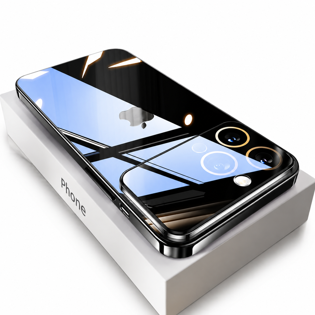 Premium iPhone Case MagSafe Compatible Transparent Hard PC Back Shockproof Camera Lens Protection Ultra Thin Clear Anti Fingerprint Slim Full Coverage