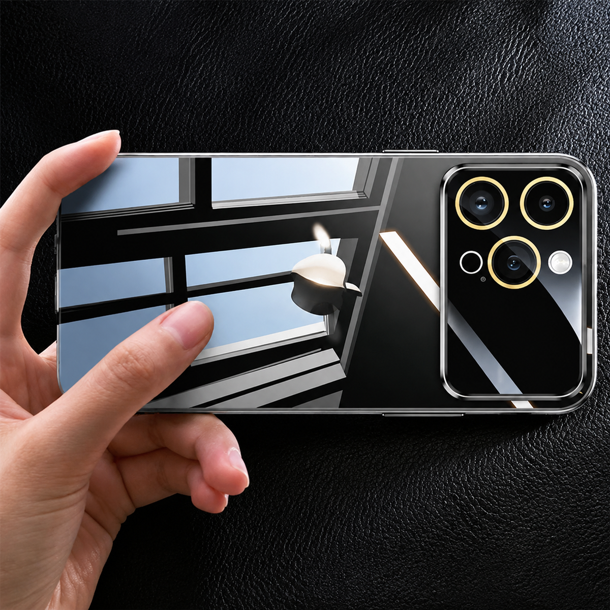 Premium iPhone Case MagSafe Compatible Transparent Shockproof Hard PC Back Silicone Bumper Camera Lens Protection Ultra Thin Anti Fingerprint Slim Fit