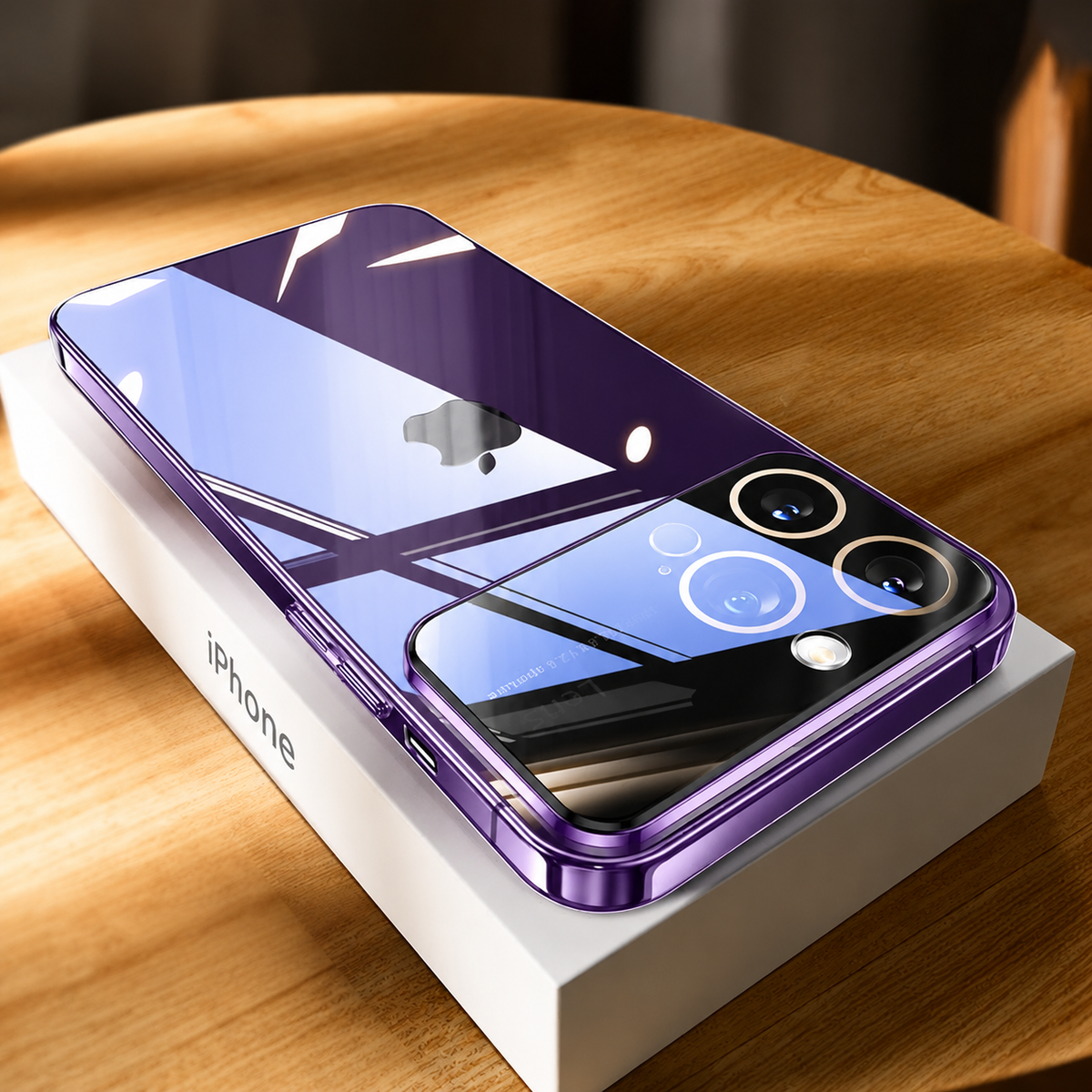 Premium iPhone Case MagSafe Compatible Transparent Shockproof Hard PC Back Silicone Bumper Camera Lens Protection Ultra Thin Anti Fingerprint Slim Fit
