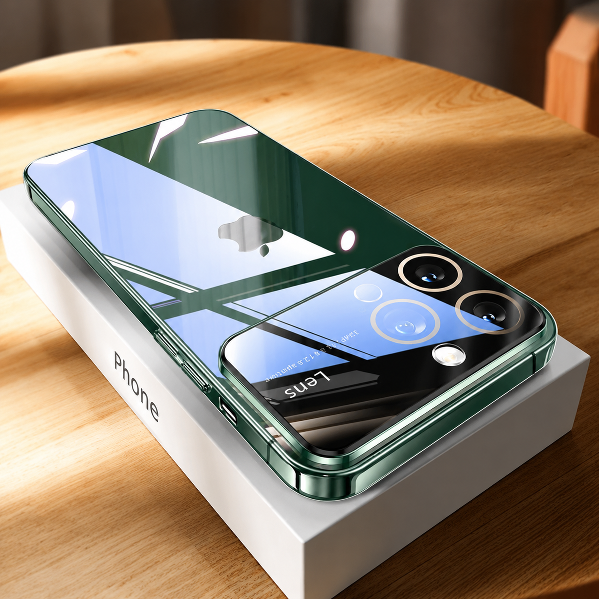 Premium iPhone Case MagSafe Compatible Transparent Shockproof Hard PC Back Silicone Bumper Camera Lens Protection Ultra Thin Anti Fingerprint Slim Fit