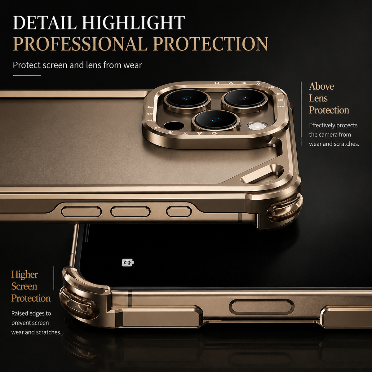 Premium iPhone Case MagSafe Compatible Ultra Thin Aluminum Metal Bumper Shockproof Cover Matte Lightweight Slim Edge Protection Anti Scratch Slim Case