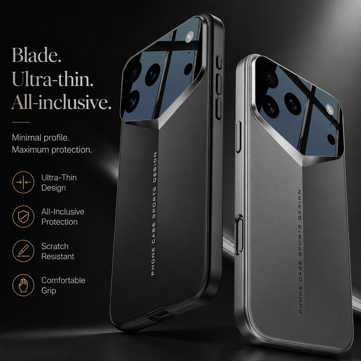 Premium iPhone Case MagSafe Compatible Ultra Thin Protective Cover Camera Lens Protection Shockproof Anti Scratch Slim Hard Back Full Coverage Design