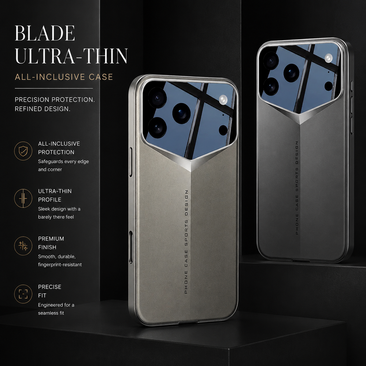 Premium iPhone Case MagSafe Compatible Ultra Thin Protective Cover Camera Lens Protection Shockproof Anti Scratch Slim Hard Back Full Coverage Design